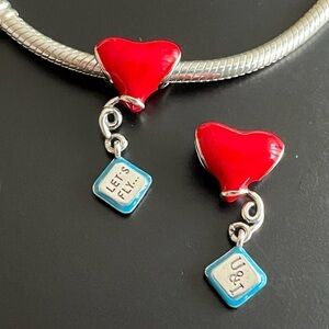 Sterling Silver Balloon and Message Charm